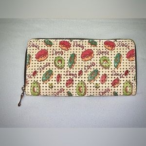 Wallet with donut designs